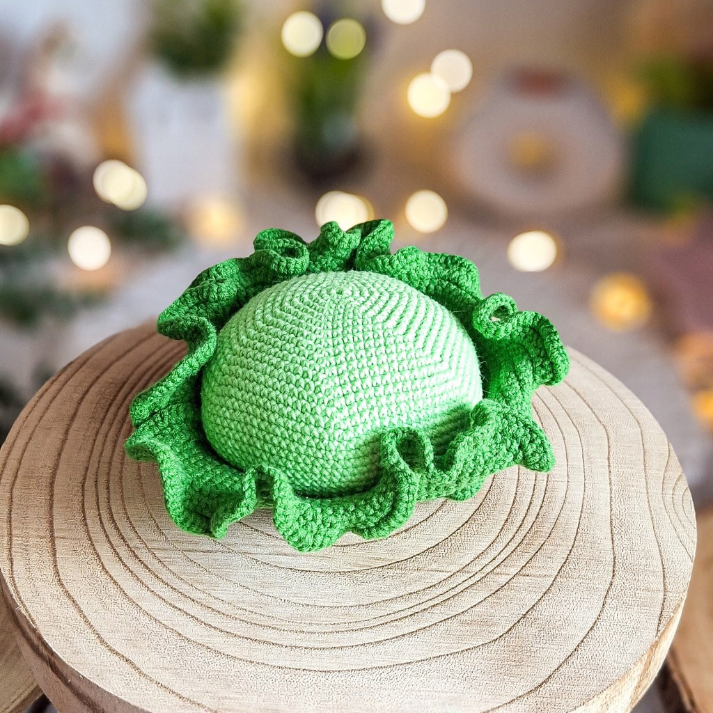 Crochet Montessori Vegetable Set, Handmade, 4 Pieces
