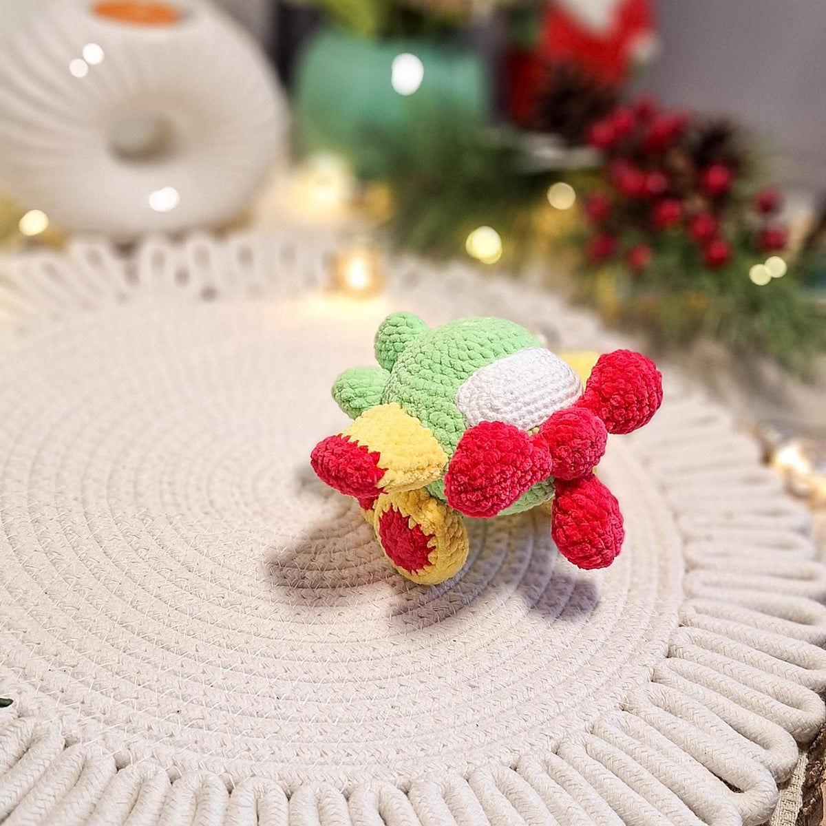 First Flight Gift Personalized Crochet Airplane Plush Embroidered Initials