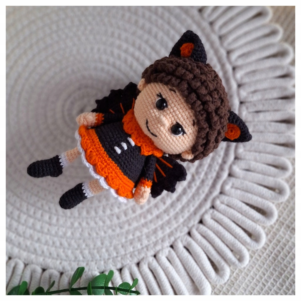 Crochet Bat, 17 cm – Handmade Amigurumi Doll Toy