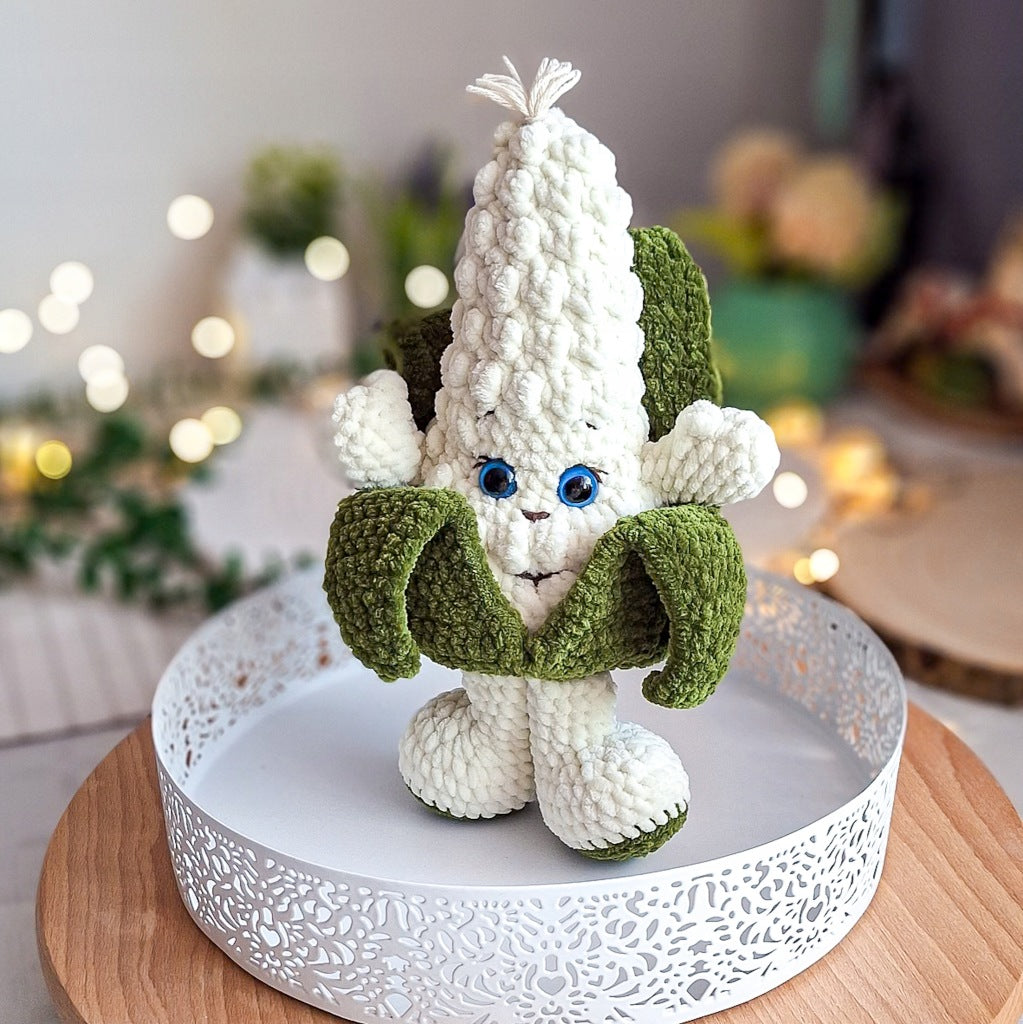 Plush Corn, 22 cm – Handmade Toy, Educational Toy