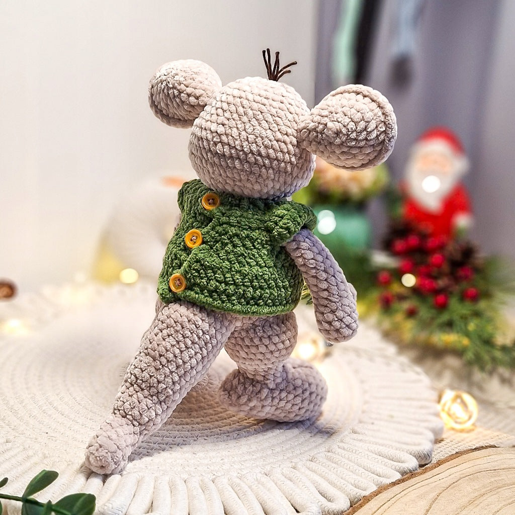 Crochet Kangaroo, 25 cm – Handmade Plush Toy