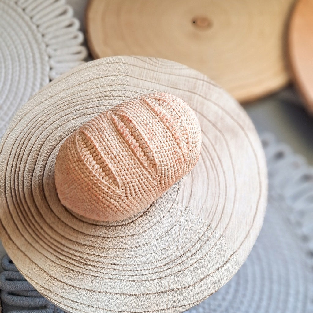 Crochet Bread, Handmade Kitchen Decoration, 12 cm