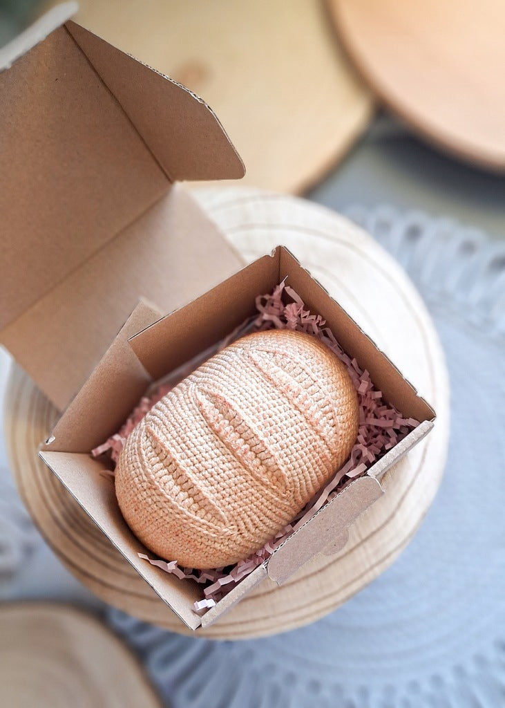 Crochet Bread, Handmade Kitchen Decoration, 12 cm